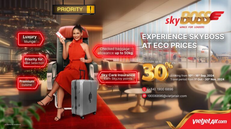 VietJet ສະເໜີໂປຣໂມຊັ່ນສຸດປະຢັດຕອ້ນຮັບລະດູໃບໄມ້ຫຼົ່ນທີ່ບໍ່ເຄີຍມີມາກ່ອນ