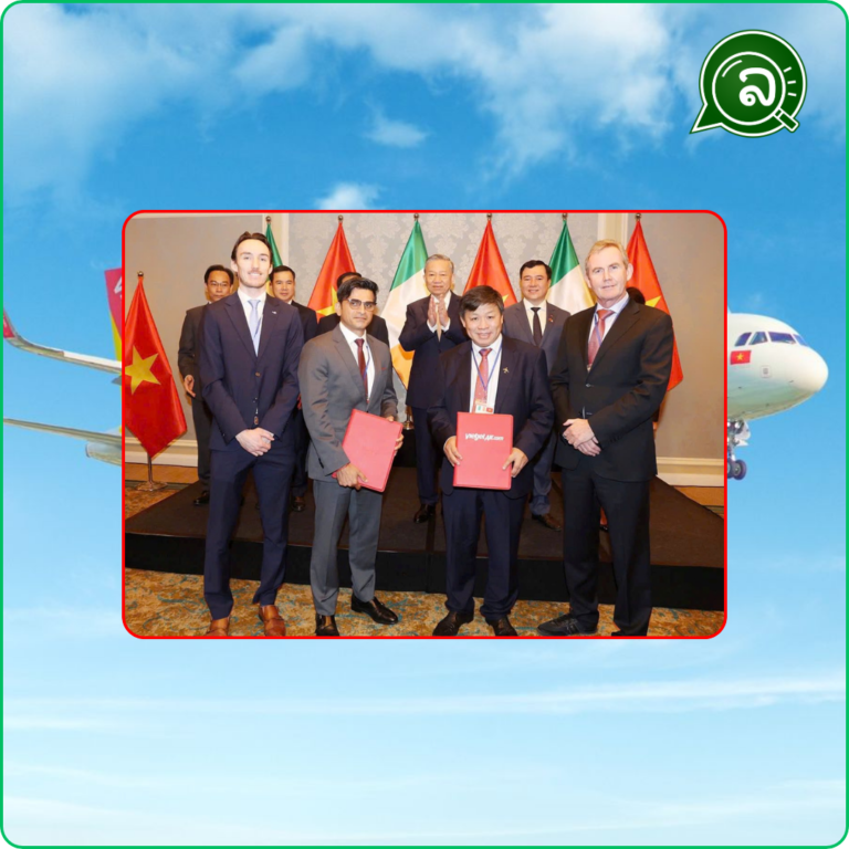 Vietjet ແລະ Castle Lake ເຊັນ (MOU) ສໍາລັບເຮືອບີນ Airbus 4 ລໍາ ມູນຄ່າ 560 ລ້ານໂດລາສະຫະລັດ